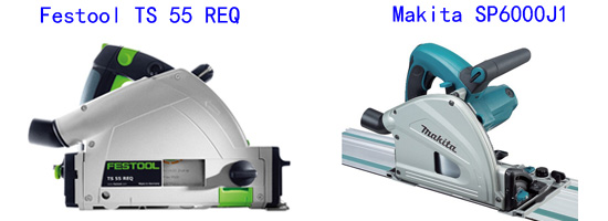 Festool TS 55 vs Makita sp6000