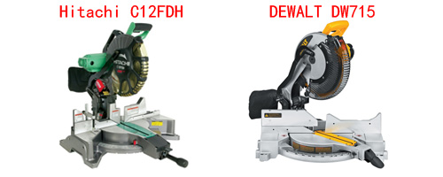 hitachi c12fdh vs dewalt dw715